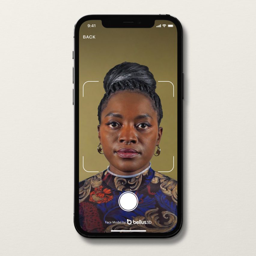 Cubitts app, image shows loading screen, scan in progress, camera scan