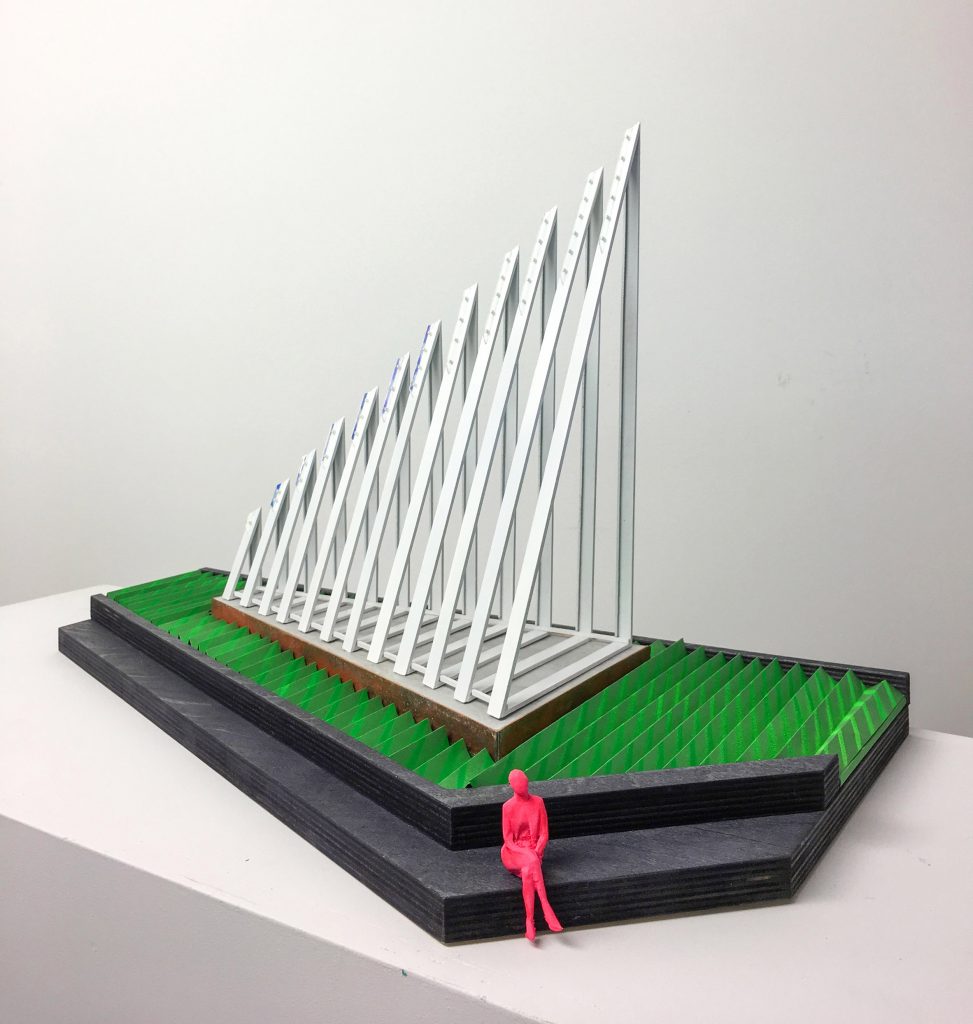 A 3D model of the installation