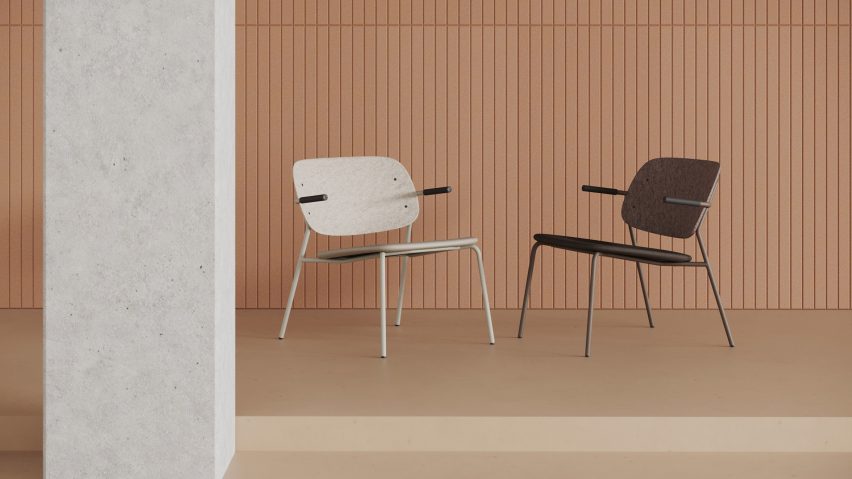 Hale PET Felt Lounge Chair by De Vorm