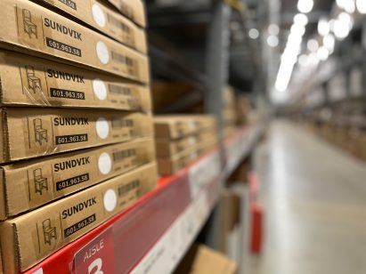 Sundvik IKEA furniture in warehouse boxes
