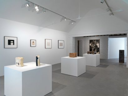 Clay sculptures at Hauser & Wirth Somerset