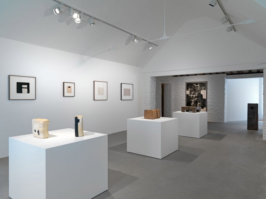 Clay sculptures at Hauser & Wirth Somerset