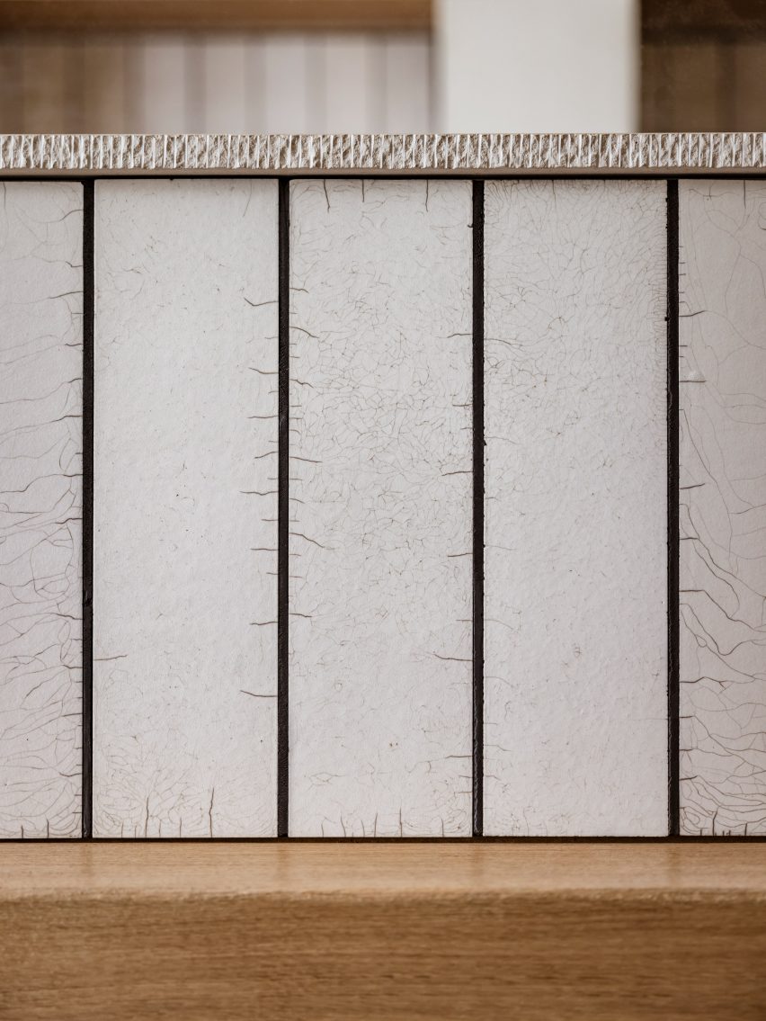 raku tiles in liberte bakery