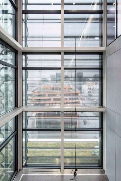 A view from the interior to the surroundings