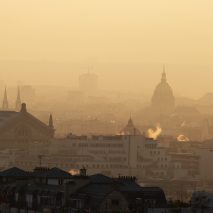 Paris engulfed in smog to illustrate EU emissions control proposal Fit for 55