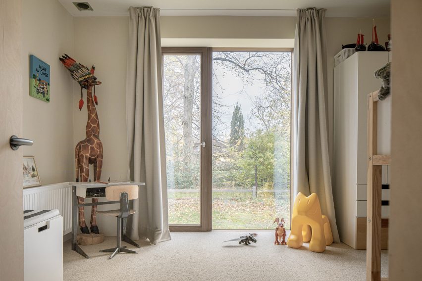 Bedrooms look out to the exterior
