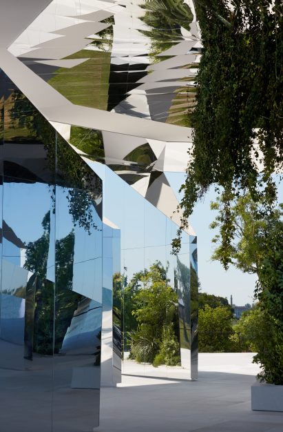 The installation is by Doug Aitken