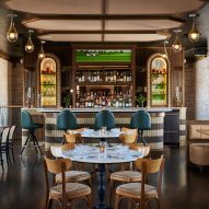 Harvey House restaurant interior