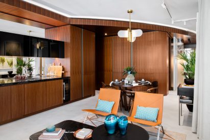 Bowler James Brindley interiors in London apartment