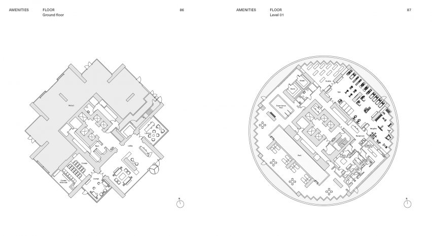 Plans of One Park Drive