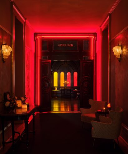 Entrance to The Chapel Club