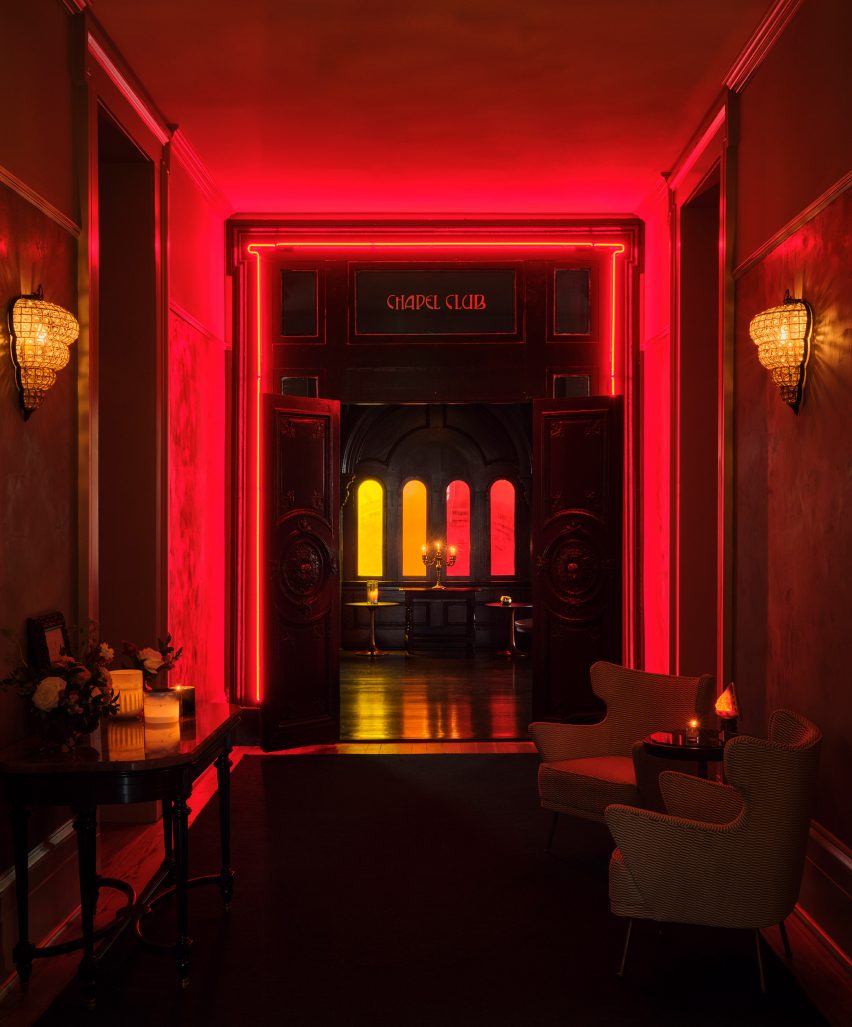 Entrance to The Chapel Club