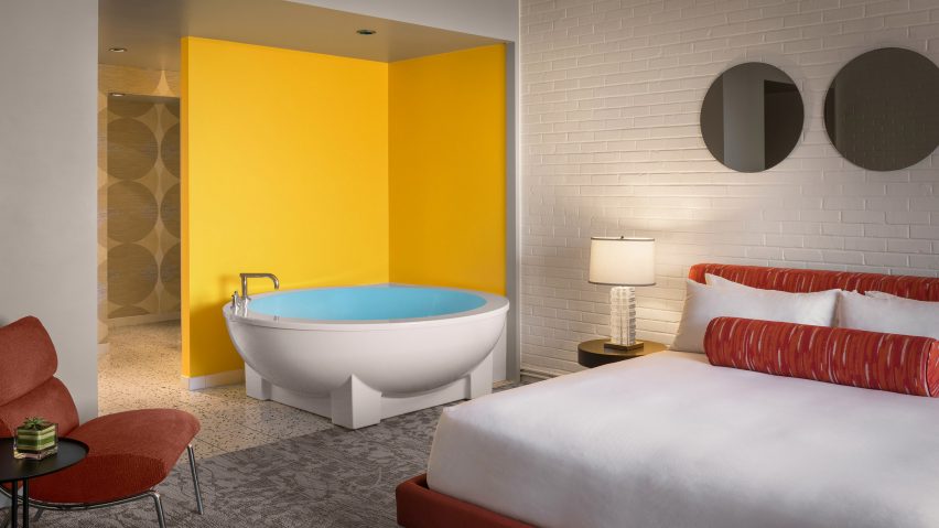 Hotel bedrooms