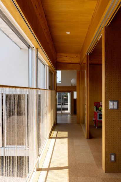 A residential hallway