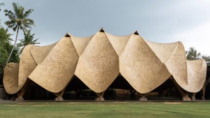 It was designed to reflect a ribcage