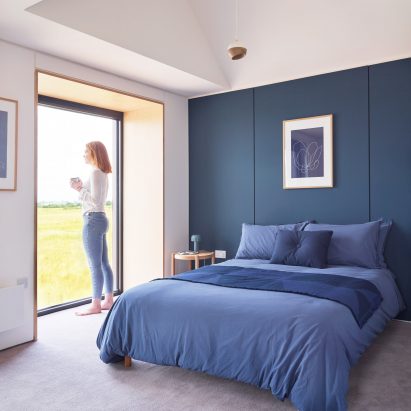 Town House show home bedroom at Inholm by House by Urban Splash