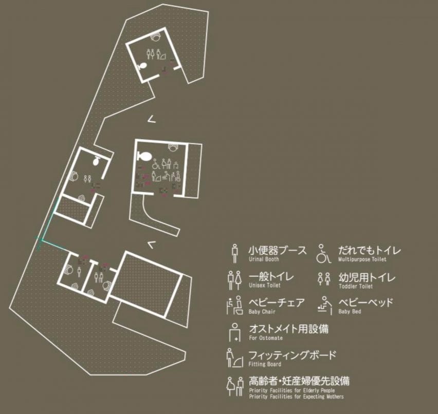Kengo Kuma toilet plan