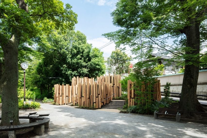 Nabeshima Shoto Park toilet by Kengo Kuma