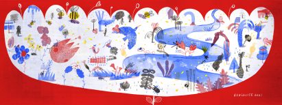 An illustration project from a student at Kingston University