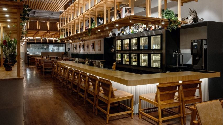 Coletivo de Arquitetos takes cues from Japan for São Paulo restaurant Kotori