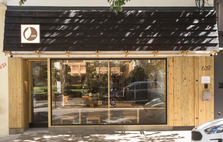 Kotori Japanese restaurant facade in São Paulo