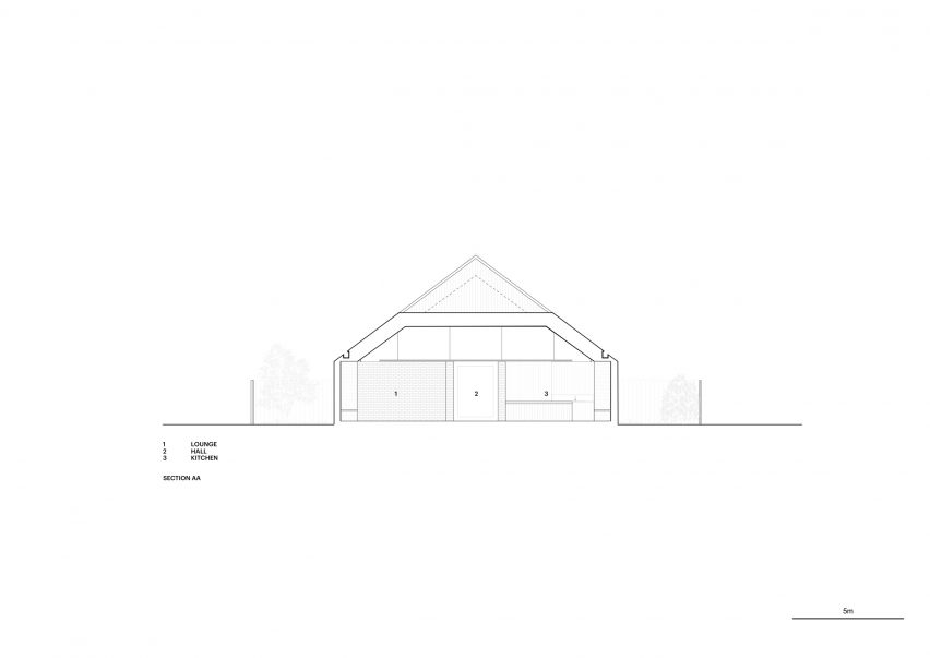 Section of Kyneton House by Edition Office