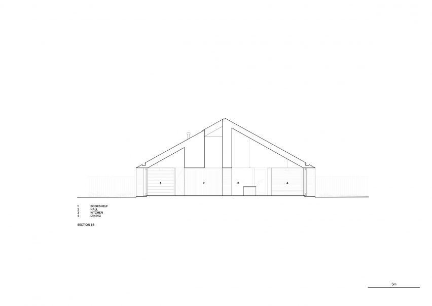 Section of Kyneton House by Edition Office