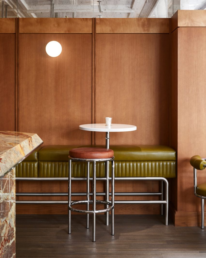 Abstinence restaurant interior by Lizée-Hugot