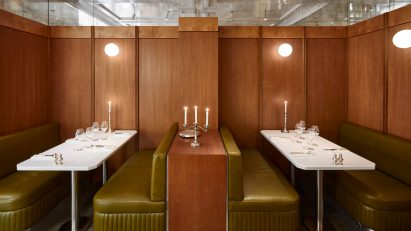 Abstinence restaurant interior by Lizée-Hugot