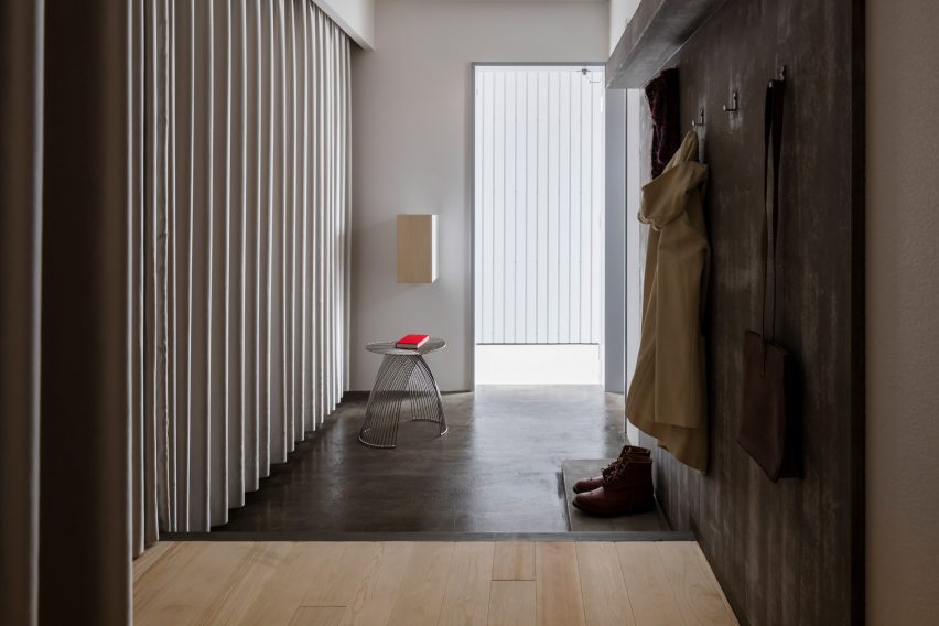 A residential hallway