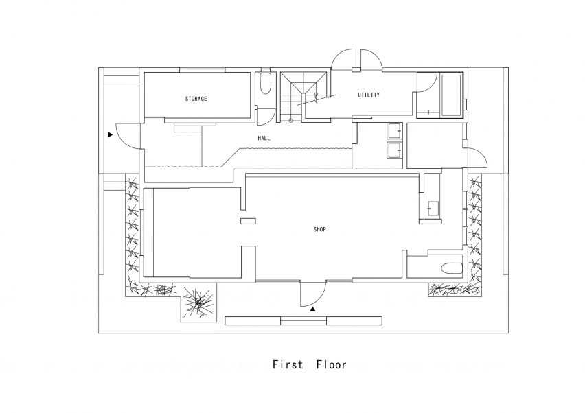 Floor plan of Landscape House by FORM/Kouichi Kimura Architects