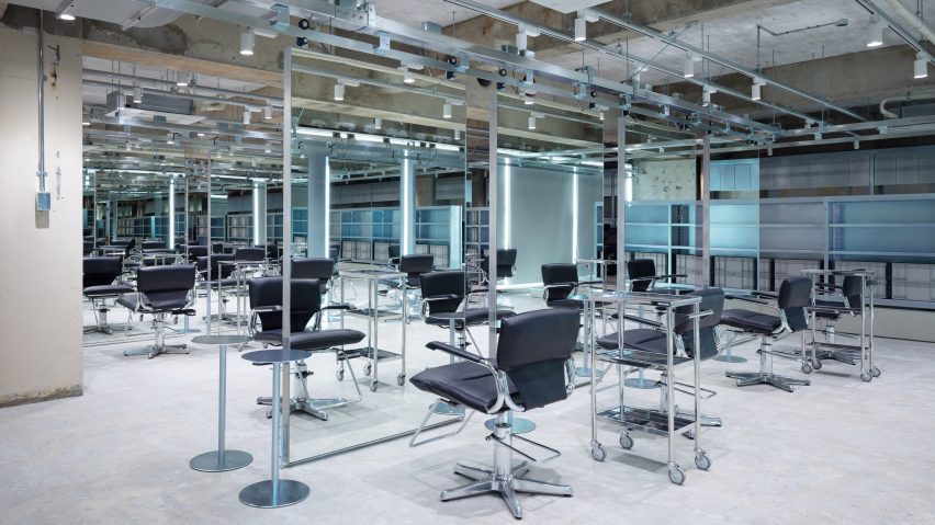 LIM and Loji hair salons by Schemata Architects