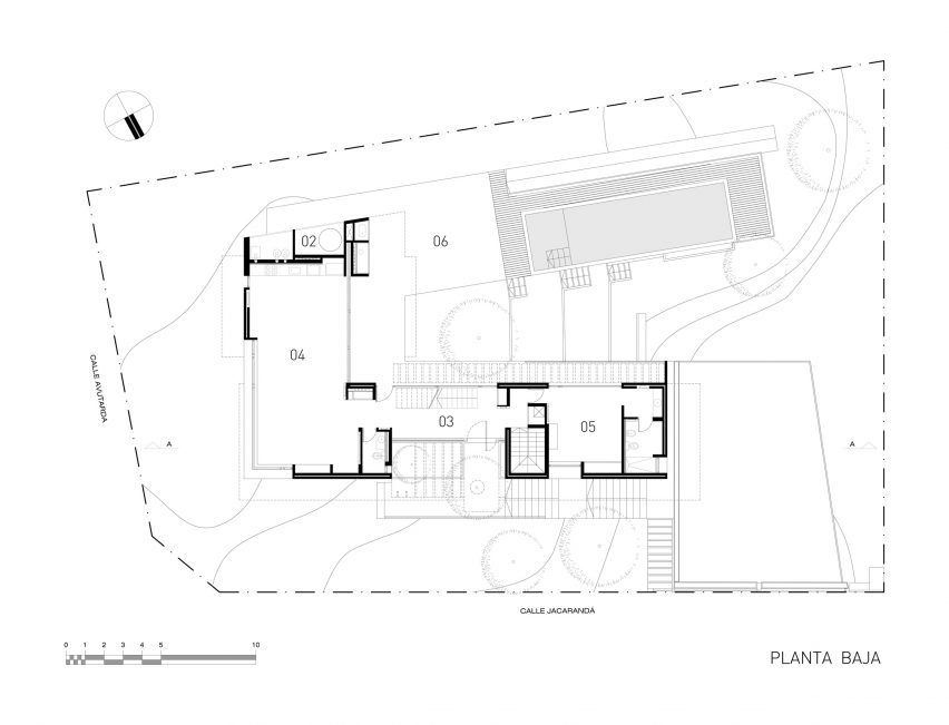 Lower level plan