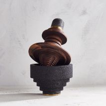 Pedro & Juana’s pestle and mortar for Maestro Dobel references the birthplace of tequila