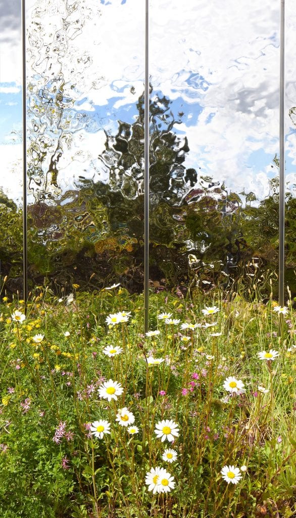 Mirrored cladding