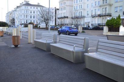 Stone benches