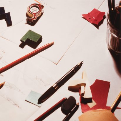 View of a drafting table