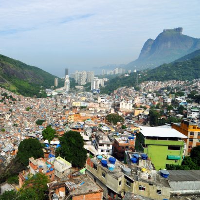 Rocinha favela in Rio de Janeiro