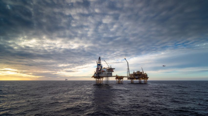 North Sea oil rig