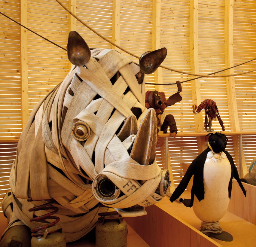 animals were made from wood