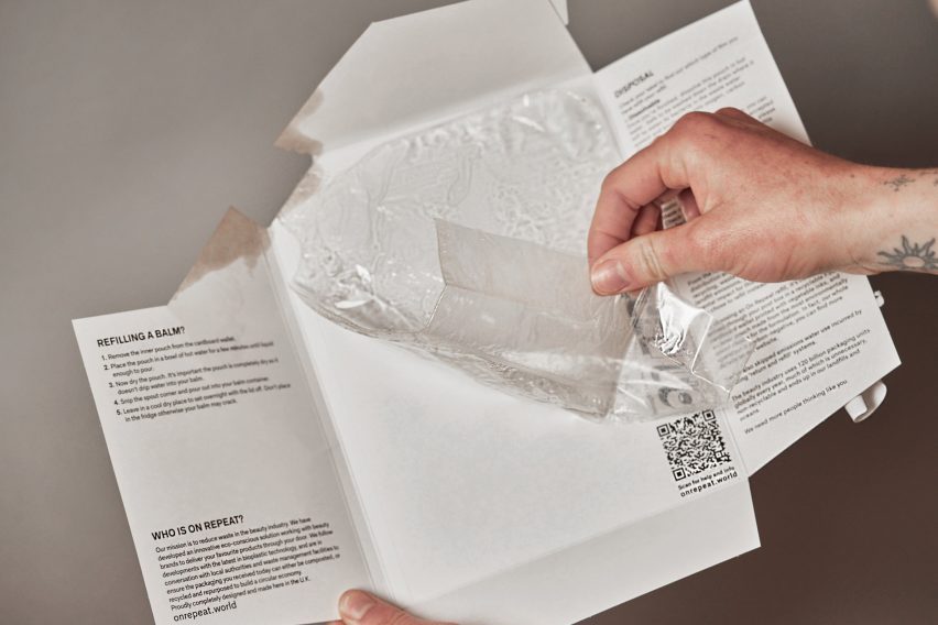 On Repeat compostable refill open