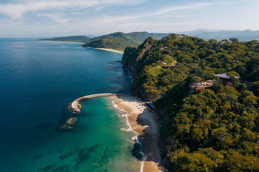 Aerial view of One&Only Mandarina Hotel