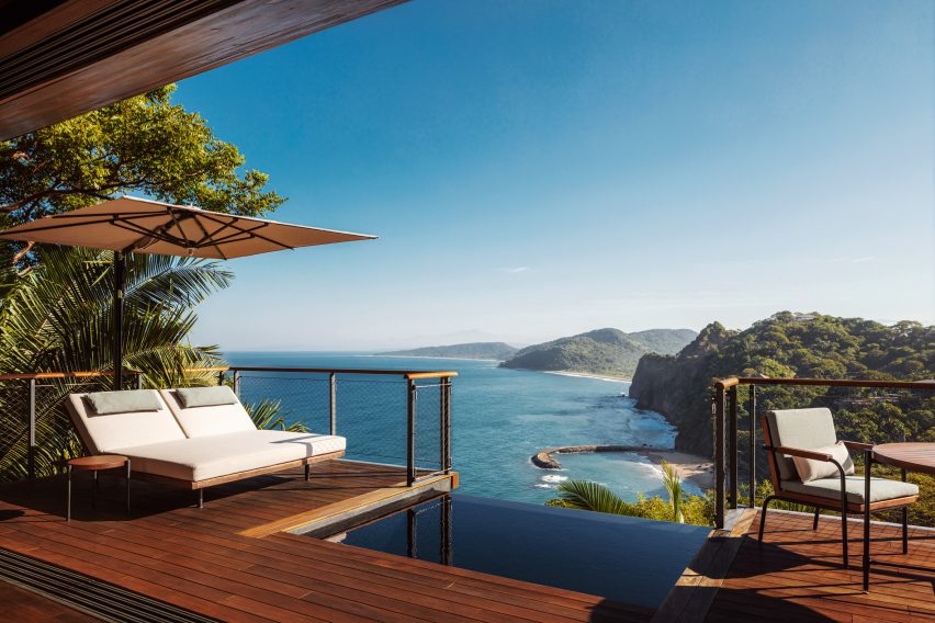 Ocean view from Treehouse suite