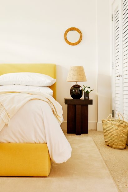 The lookbook features hotel bedrooms
