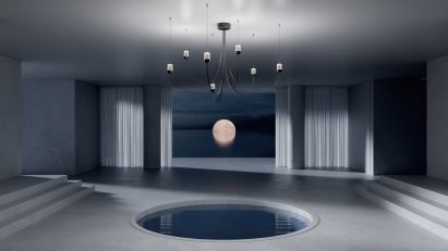 Gravity Chandelier by Paul Cocksedge