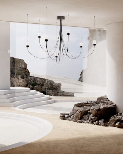 Gravity Chandelier by Paul Cocksedge