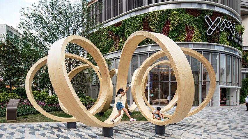 a timber looping structure