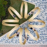 eight circling loops of timber form time loop
