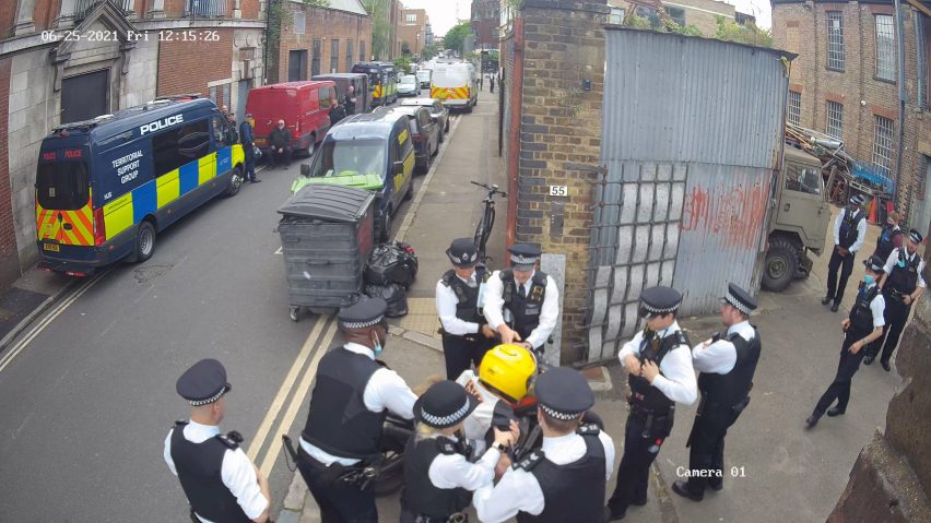 Antepavilion is raided