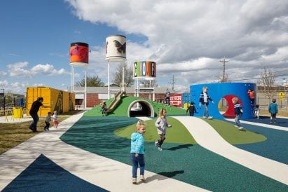 Play Yard playground at Rogers park